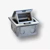 BACHMANN Mini Countertop Box 3M - Galda kārba standarta kontaktligzdu montāžai 22.5x45 mm (45x45 mm) ar paceļamu vāku, balta