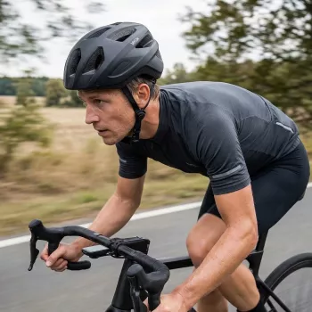 Kask Active Matēti melna LED ķivere Izmērs L VA0424BML Vayox