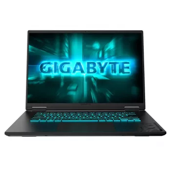 GIGABYTE A16 spēļu klēpjdators 16 collu QHD+ 165Hz, AMD Ryzen 7 260, 32GB DDR5, 1TB+2TB SSD, GeForce RTX 5060, Windows 11 Home, Melns