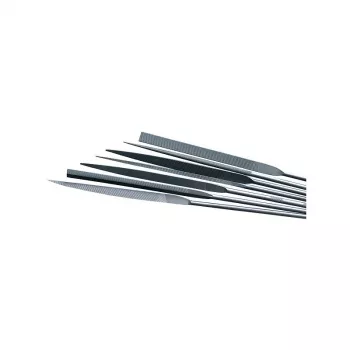 NO NAME S.89266 Precīzijas adatu vīļu komplekts RPJ-8, 8 gab., 160 mm, 2. griezums, augsta oglekļa tērauds