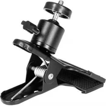 Camrock BH-1 universāla skava ar mini lodveida galvu, celtspēja 1 kg, alumīnijs (CR2158)