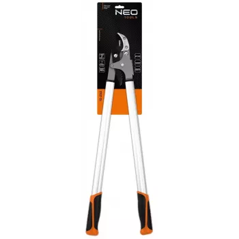 NEO TOOLS 15-252 Apvedzaru atzarošanas šķēres 200 mm, PTFE pārklājuma augstoglekļa tērauda asmens, ergonomiski rokturi ar drošības fiksatoru