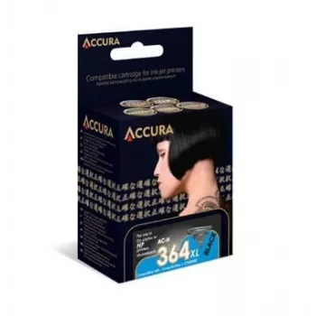 Accura saderīga HP 364XL melnā tintes kasetne (CN684EE) – augsta ietilpība 550 lapas