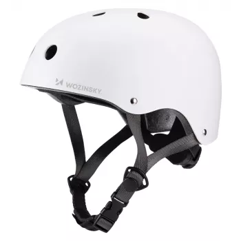 WOZINSKY BMX/Scooter velo ķivere viegla 48-52 cm - balta