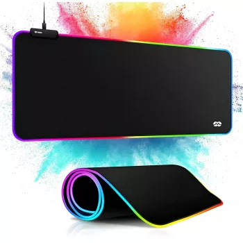 MOZOS GAMING MP-XL RGB apgaismots spēļu peles paliktnis 90x40cm