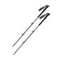 VOLVEN Adventure Poles Pro Grey - 3 sekciju nūjošanas nūjas, 65-135 cm, 7075 alumīnijs, EVA rokturis, volframa karbīda gali