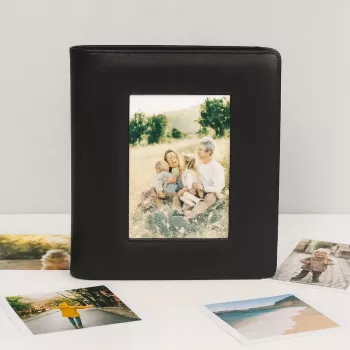 LOVEINSTANT Albums Fotogrāfijām 10x15 cm 160 Fotogrāfijām Love Instant / Melns
