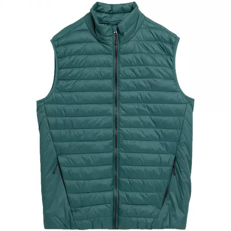 Vīriešu stepēta veste 4F M062 zaļa L izmērs