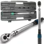 ROCKFORCE Premium klikšķu dinamometriskā atslēga 3/8 collu piedziņa 20-120 Nm, hroma vanādijs, ISO 6789