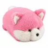 LEAN TOYS plīša lapsa mīkstā rotaļlieta, rozā mīksta kažokāda, 16 cm