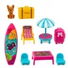 LEAN TOYS Meleks Golfa komplekts lellēm ar sunīti Golfa komplekts svētku aksesuāri