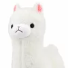 LEAN TOYS Plīša alpaka lama mīksta kažokāda balta 38 cm