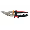 Fiskars PowerGear X Kreisās rokas aviācijas šķēres metāla loksnēm, 20 mm griešanas jauda, PTFE pārklājuma asmeņi, FiberComp rokturi