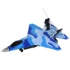 LEAN TOYS 16645 Ar tālvadību vadāma F-16 Fighting Falcon iznīcinātāja lidmašīna ar skaņas un gaismas efektiem, 2.4 GHz, pelēka