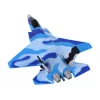 LEAN TOYS 16645 Ar tālvadību vadāma F-16 Fighting Falcon iznīcinātāja lidmašīna ar skaņas un gaismas efektiem, 2.4 GHz, pelēka