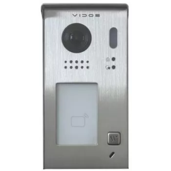 VIDOS DUO IP S301-1 Vienģimenes durvju stacija ar 2MP kameru, RFID un IP65