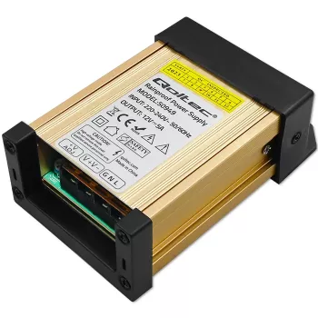QOLTEC LED komutācijas barošanas bloks IP45 60W 12V 5A ūdensizturīgs