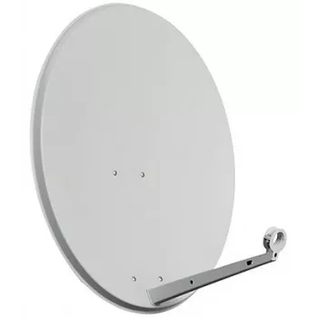 CORAB AS-80-PRO Ofseta satelītantena 80 cm cinkota tērauda gaiši pelēka