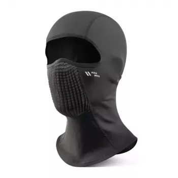 ROCKBROS LF25699 Termiskā riteņbraukšanas balaklava - Melna