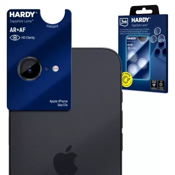 3MK PROTECTION Apple iPhone 16E/17E - 3mk Hardy Safīra lēca