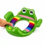 LEAN TOYS Tualetes sēdekļa pārvalks bērniem, mīksts sēdeklis ar rokturiem, zaļš