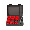 AWTOOLS Bimetāla urbjzāģu komplekts 19-64 mm, 13 gab. ar 2 serdeņiem un futrāli
