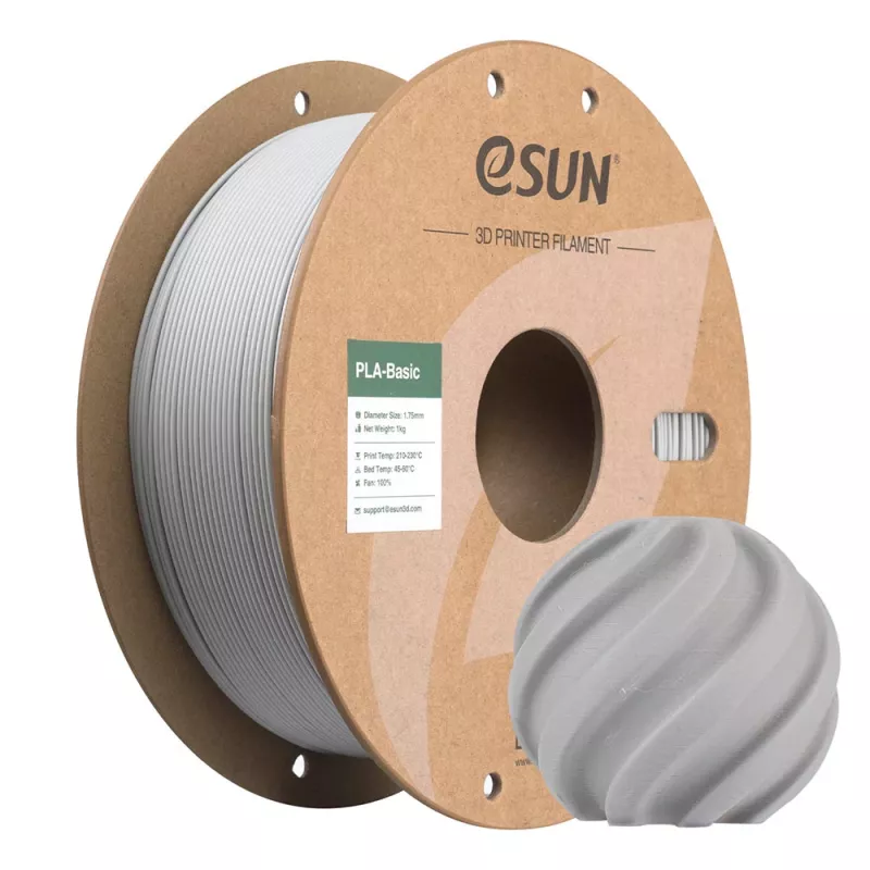 ESUN PLA Basic 1,75 mm Concrete Grey 1kg pavediens