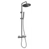 FERRO Ciriculus termostatiskais dušas komplekts, Gun Metal
