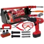 LEAN TOYS DIY amatnieka instrumentu komplekts ar urbi un āmuru, 35 daļas, izglītojoša rotaļlieta