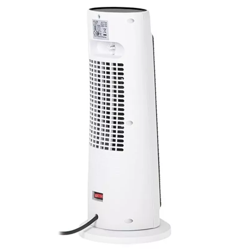 Adler AD 7738 Keramiskais ventilatora sildītājs 2000W ar tālvadības pulti, balts