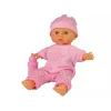 LEAN TOYS Sweet Baby Doll Pink pudeles skaņas interaktīva 30cm lelle ar barošanas pudelīti