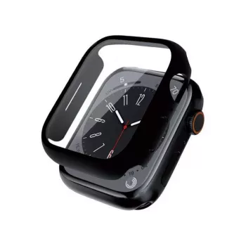 Crong hibrīda pulksteņa maciņš Apple Watch 44mm (melns)