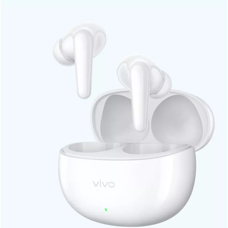 VIVO Buds Pro True Wireless austiņas ar aktīvo trokšņu slāpēšanu, Bluetooth 5.2, aptX Adaptive, 29h akumulators, IP52, balta
