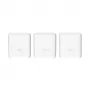 Tenda MX3 (3-Pack) AX1800 Whole Home Mesh Wi-Fi 6 sistēma, divu joslu, 2x Gigabit porti katram mezglam, pārklājums līdz 6000 kv. pēdām, balta
