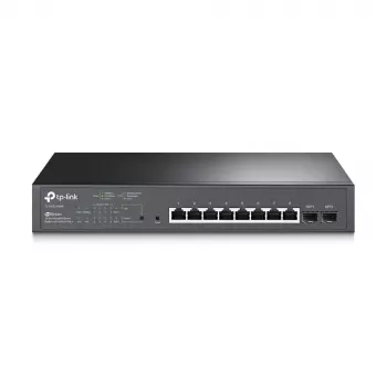 TP-Link JetStream 10 portu Gigabit viedais PoE slēdzis ar 8 PoE+ portiem