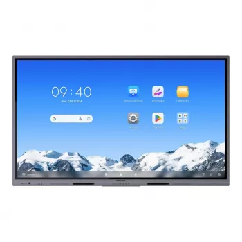 Hikvision DS-D5C75RB/A2L 75 collu 4K interaktīvais displejs, Android 14 (paplašināms līdz 16 EDLA), 40 punktu IR skārienjutīgs, 8GB RAM, 128GB atmiņa, Wi-Fi 6, Bluetooth 5.2, 3x HDMI, USB-C, 2x15W skaļruņi, 8 mikrofonu bloks, VESA 800x400