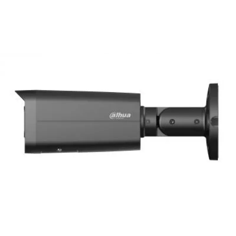DAHUA IPC-HFW5559T-ASE-IL-0280B-BLACK 5MP āra lodes tīkla kamera ar AI, 60m IR, IP67, IK10, PoE