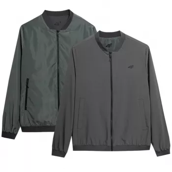 Vīriešu 4F abpusējā jaka M013 Olive/Grey 4FSS23TJACM013 44S