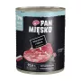 PAN MIĘSKO Cūkgaļa ar mežacūku mitrā suņu barība 800g – Bezgraudu pastēte pieaugušiem suņiem