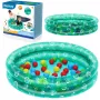 Bestway 51141 Piepūšamais dārza baseins ar 50 bumbiņām, caurspīdīgs ar punktiem, 91 cm