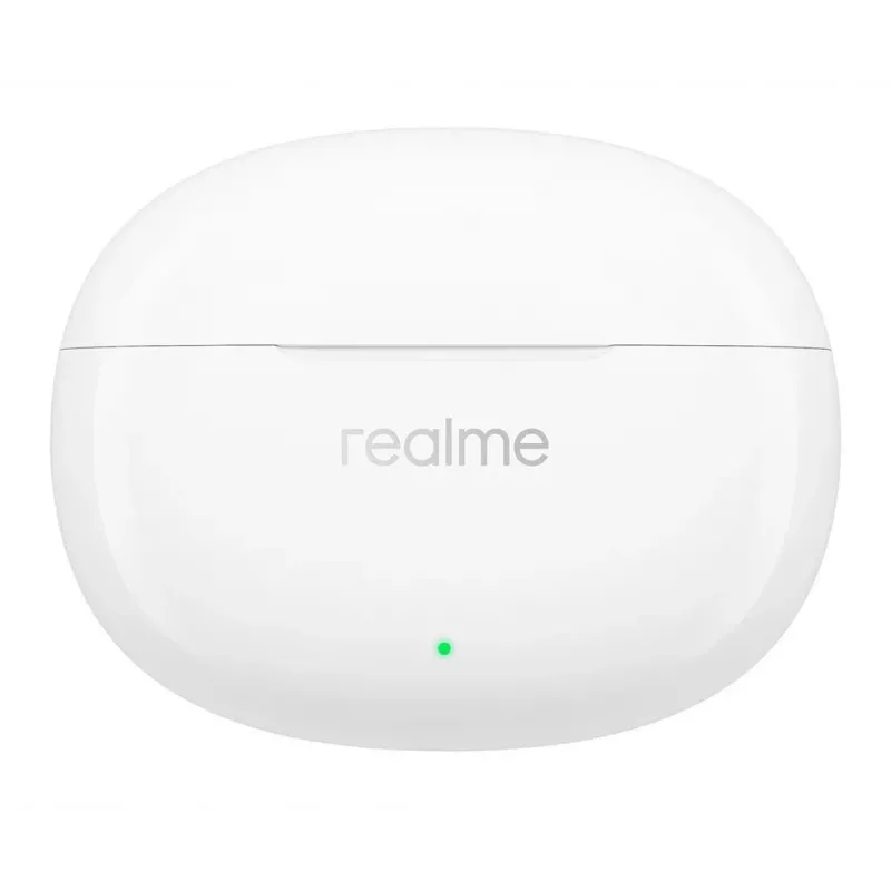 realme Buds T110 True Wireless austiņas ar 38h akumulatoru, AI ENC, IPX5, Bluetooth 5.4, 10mm basu draiveri, USB-C ātro uzlādi, zema latentuma režīmu, viedās skārienvadības, baltas