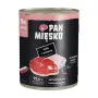 PAN MIĘSKO Kucēnu mitrā barība ar tītaru un liellopu gaļu 800g – pilnvērtīga un sabalansēta bezgraudu konservēta barība visu šķirņu kucēniem