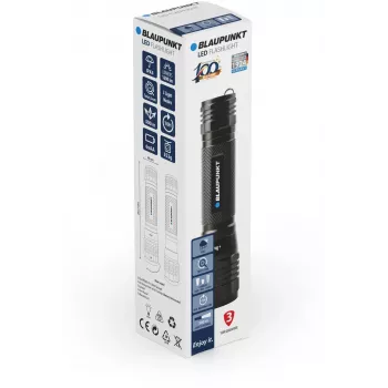 Blaupunkt BT-FL8066 LED lukturītis ar tālummaiņu, 1600 lm (BLAUPUNKTBT-FL8066)