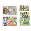 LEAN TOYS 3D konstrukcijas puzles bloki DIY dinozauri izjaukšanas urbjmašīna