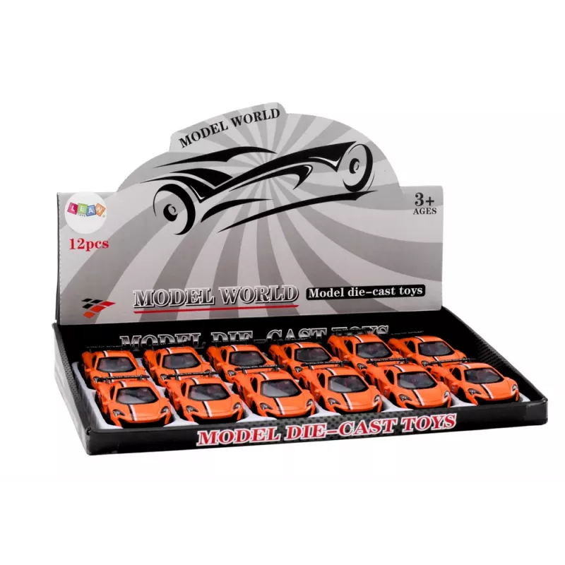 LEAN TOYS Sporta auto 1:32 berzes piedziņa oranžs
