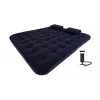AVENLI XXL Piepūšamais gaisa matracis 203x183x22 cm Queen izmērs ar kāju sūkni un remonta komplektu
