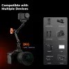 KF Magic Arm Super Clamp stiprinājuma komplekts ar 1/4 collu un 3/8 collu vītnēm, 15-55mm žokli, ISO aukstās kurpes