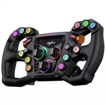 PXN GT ONE sacensību stūre ar 3 pedāļu komplektu un 6+1 pārnesumu sviru PC, PS3, PS4, Xbox One, Xbox Series X/S, Switch