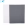 JJC GC Series 2-in-1 fotografēšanas kalibrācijas karšu komplekts – 18% pelēkā karte un baltā balansa karte, 20 x 25 cm, izturīga plastmasa, ar aukliņu