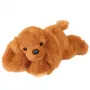 LEAN TOYS Pluša kokerspaniels ar svērtām ķepām brūns 30 cm